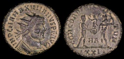 Ancient Coins - Maximianus  Antoninianus - CONCORDIA MILITVM - Heraclea Mint 