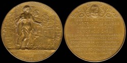 World Coins - 1927 Argentina – Inaguration of the Quinta Lezica
