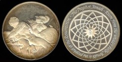 World Coins - 1975 Italy – The Prophet Jonah by Guerrino Mattia Monassi for the Franklin Mint - Proof Silver (Only 19,412 Pieces Were Struck)