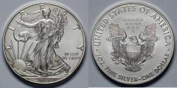 Us Coins - 2021 American Silver Eagle - Struck at West Point Mint (1 Full Ounce of Silver) BU
