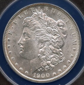 US Coins - 1900 Morgan Dollar ANACS MS64