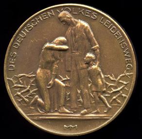 World Coins - 1923  Weimar Republic - Inflation 1st December 1923 - The Suffering of the German Nation