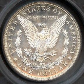 US Coins - 1882s Morgan Dollar SEGS MS63-PL
