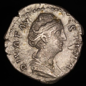 Ancient Coins - Faustina I Ar Denarius - AVGVSTA - Rome Mint 