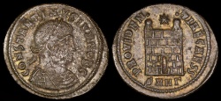 Ancient Coins - Constantine II Ae3 - PROVIDENTIAE CAESS - Heraclea Mint 