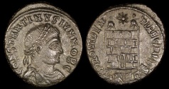 Ancient Coins - Constantine II Ae3 - PROVIDENTIAE CAESS - London Mint