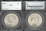 Us Coins - 1883o Morgan Dollar SEGS MS63
