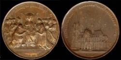 World Coins - 1880 Germany - Shrine of the Three Kings at Cologne Cathedral 