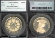 World Coins - 1969 Austria 50 Schilling - 450th Anniversary Death of Maximillian I - (Only 55,000 Pieces were struck) SEGS PR67 Silver