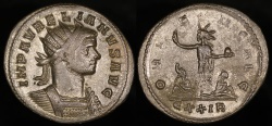 Ancient Coins - Aurelian Antoninianus - ORIENS AVG - Rome Mint 