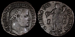 Ancient Coins - Maximinus II Ae Follis - GENIO CAESARIS - Alexandria Mint 