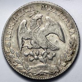 1881 MoMH Mexico (Mexico City Mint) 8 Real XF | North & Central ...