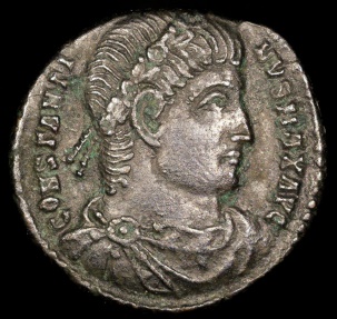 Ancient Coins - Constantine I Ae3 - GLORIA EXERCITVS - Aquileia Mint