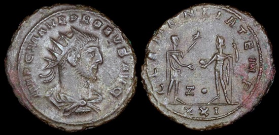 Ancient Coins - Probus Antoninianus - CLEMENTIA TEMP - Siscia Mint 