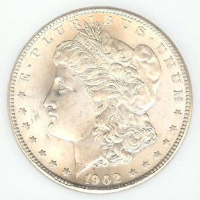 US Coins - 1902o Morgan Dollar NGC MS64