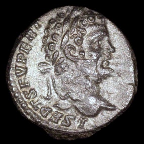 Ancient Coins - Septimius Severus Denarius - ARAB ADIAB COS II P P - Rome Mint