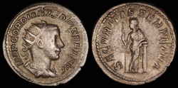 Ancient Coins - Gordian III Antoninianus - SECVRITAS PERPETVA - Rome Mint