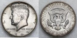 Us Coins - 1965 P Kennedy Half Dollar - UNC Silver (40%)