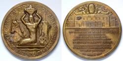 World Coins - 1927 Argentina - Opening of Municipal Commerce Center in Buenos Aires by Alfredo Bigatti