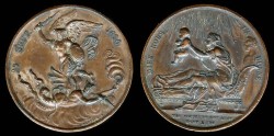 World Coins - 1820 France - “NAISSANCE DU DUC DE BORDEAUX” (Birth of the Duke of Bordeaux" by Paul Joseph Raymond Gayrard 