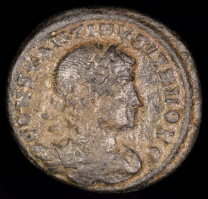 Ancient Coins - Constantine II Ae3 - GLORIA EXERCITVS - Antioch Mint