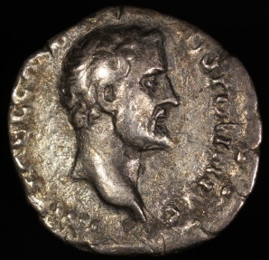 Ancient Coins - Antoninus Pius Denarius - TRIB POT COS - Rome Mint
