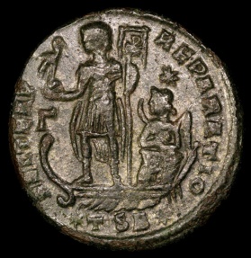 Ancient Coins - Constantius II Centenionalis - FEL TEMP REPARATIO - Thessalonica Mint