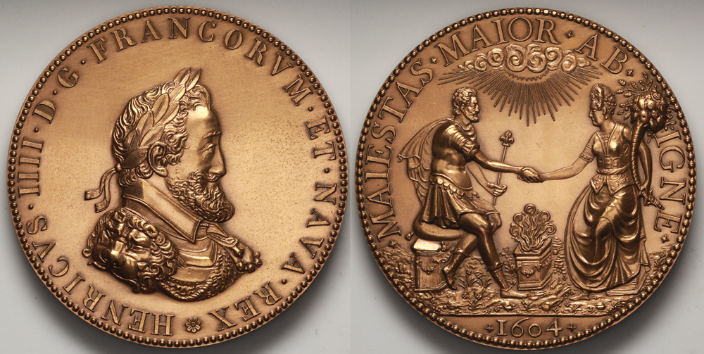 1604 France - Henri IIII - Henri IV and his wife Marie De'Medici