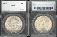 Us Coins - 1898o Morgan Dollar SEGS MS62