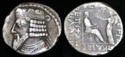 Ancient Coins - Vardanes I Tetradrachm (40-45 AD) - Seleucia Mint