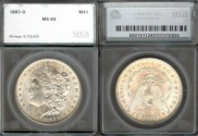 Us Coins - 1883o Morgan Dollar SEGS MS63