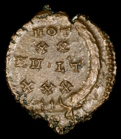 Ancient Coins - Constantius II Ae4 - VOT XX MVLT XXX - Cyzicus Mint