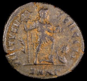 Ancient Coins - Arcadius Ae2 - VIRTVS EXERCITI - Nicomedia Mint