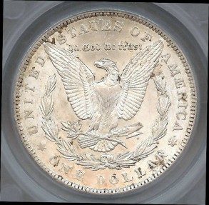 US Coins - 1890 Morgan Dollar SEGS MS61