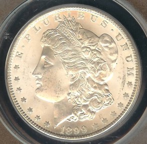 US Coins - 1899o Morgan Dollar ANACS MS64