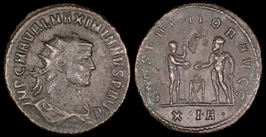 Ancient Coins - Maximianus Antoninianus - CONSERVATOR AVGG - Siscia Mint