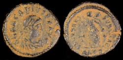 Ancient Coins - Arcadius Ae4 - SALVS REIPVBLICAE - Alexandria Mint 