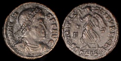 Ancient Coins - Valens Ae3 - SECVRITAS REIPVBLICAE - Siscia Mint