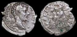Ancient Coins - Septimius Severus Denarius - PACI AETERNAE - Rome Mint