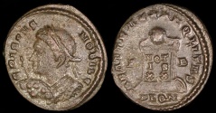 Ancient Coins - Crispus Follis - BEAT TRANQLITAS - London Mint