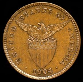 World Coins - 1904 Philippines 1 Centavo AU