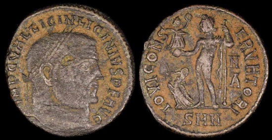 Ancient Coins - Licinius I Follis - IOVI CONSERVATORI - Nicomedia Mint