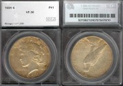 Us Coins - 1934s Peace Dollar SEGS VF30
