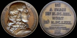World Coins - 1828 France - Francois De La Rochefoucauld by Francois-Augustin Caunois 