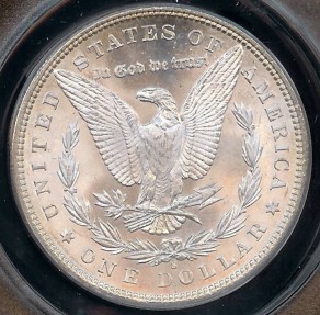 US Coins - 1881s Morgan Dollar ANACS MS64