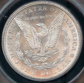 US Coins - 1880s Morgan Dollar ANACS MS64