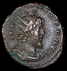 Ancient Coins - Victorinus Antoninianus - PAX AVG - Cologne Mint