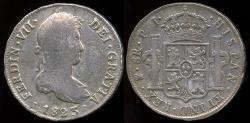 World Coins - 1823 PJ-PTS Bolivia 8 Reales - Ferdinand VII - VF