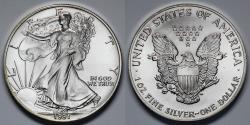 Us Coins - 1991 P American Silver Eagle - BU (1 Full Ounce of Silver)