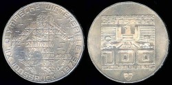 World Coins - 1976 (ND) Austria 100 Schilling - Innsbruck Winter Olympics - Silver Commemorative BU